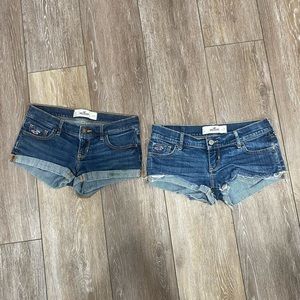 Hollister jean short bundle